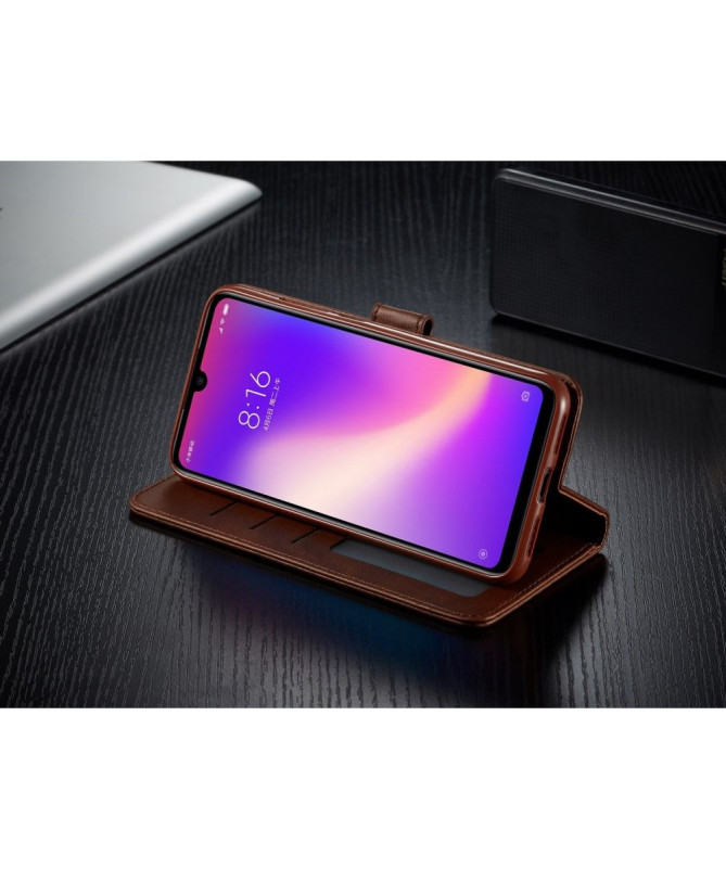 Xiaomi Redmi 7 - Étui Tommy cuir style portefeuille