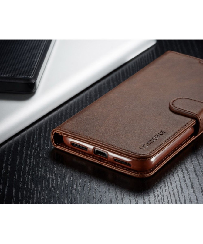 Xiaomi Redmi 7 - Étui Tommy cuir style portefeuille