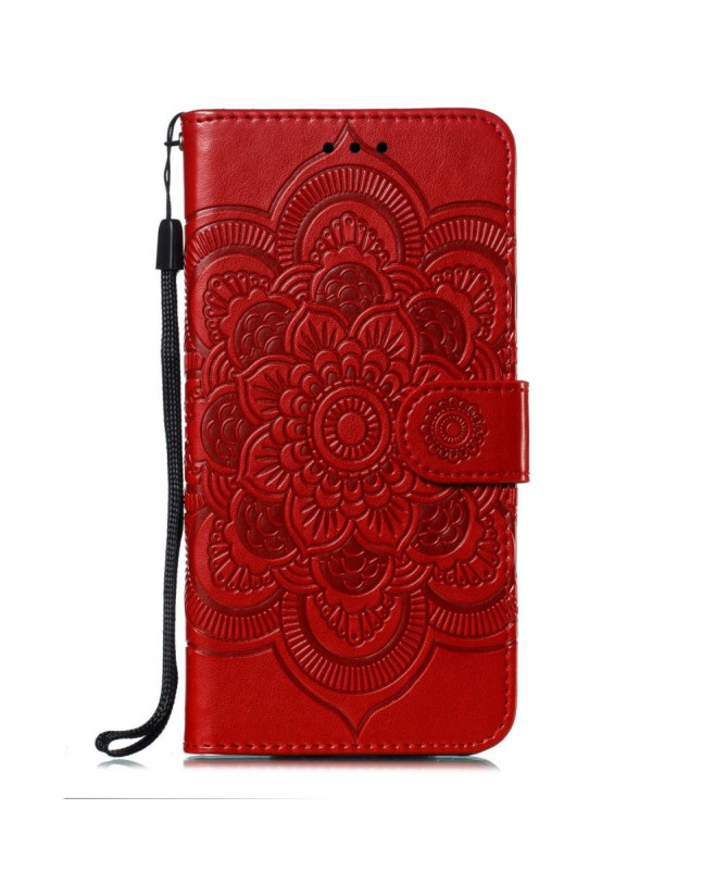 Xiaomi Redmi Note 7 - Étui folio avec lanière mandala