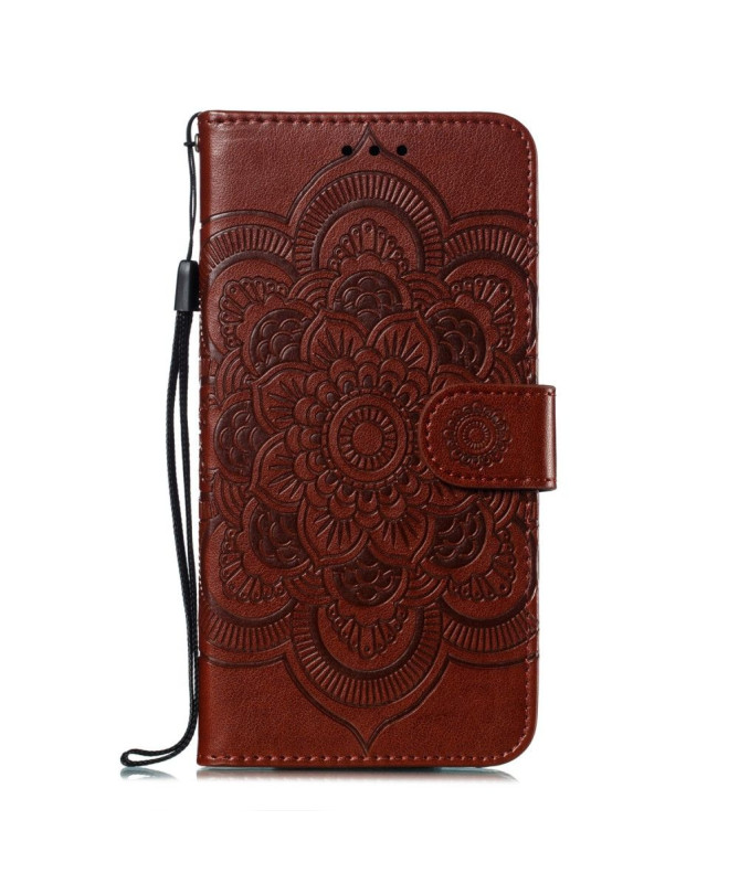 Xiaomi Redmi Note 7 - Étui folio avec lanière mandala