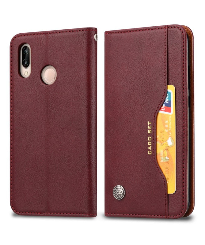 Xiaomi Redmi Note 7 - Housse cuir stand case portefeuille