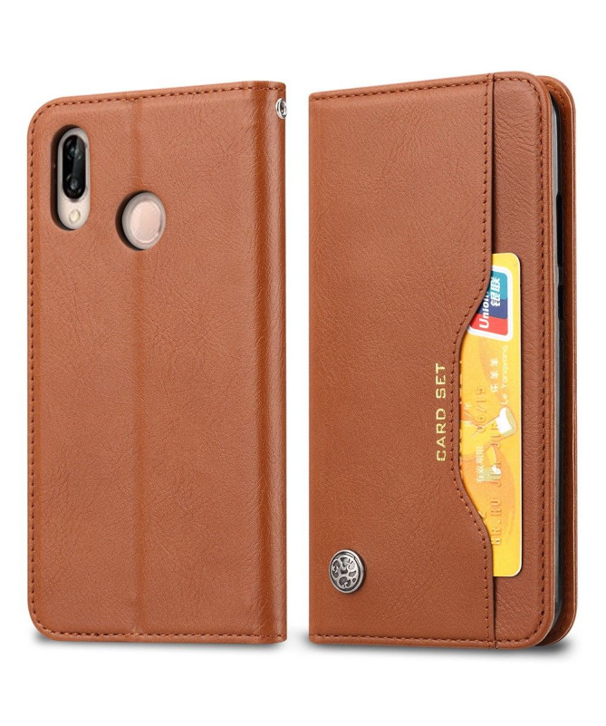 Xiaomi Redmi Note 7 - Housse cuir stand case portefeuille