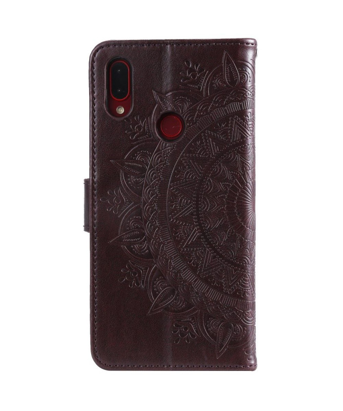 Xiaomi Redmi Note 7 - Étui avec lanière mandala soleil