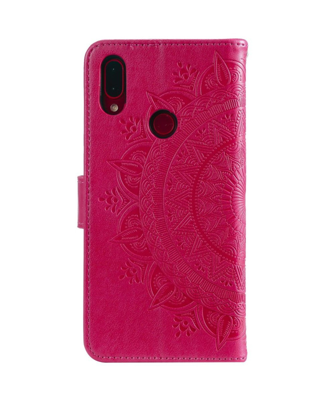 Xiaomi Redmi Note 7 - Étui avec lanière mandala soleil