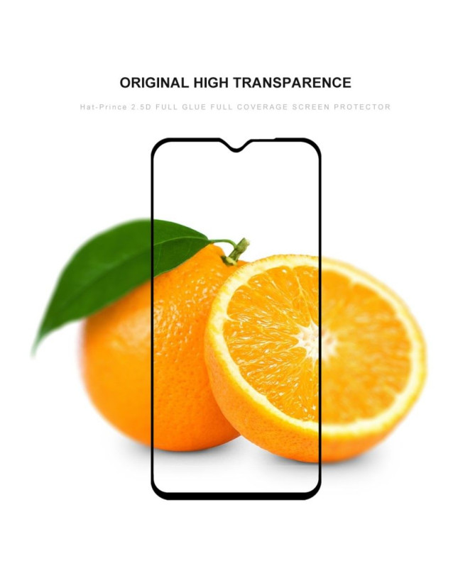 Protection d’écran Xiaomi Redmi Note 8 Pro en verre trempé full size