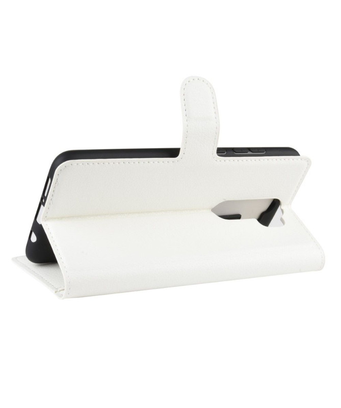 Housse Xiaomi Redmi Note 8 Pro portefeuille style cuir - Noir