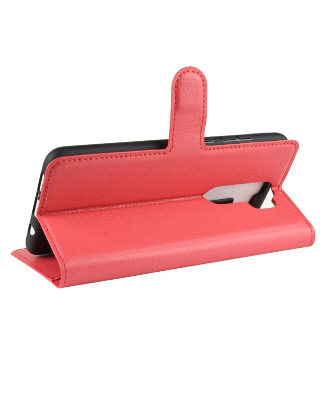 Housse Xiaomi Redmi Note 8 Pro portefeuille style cuir - Noir