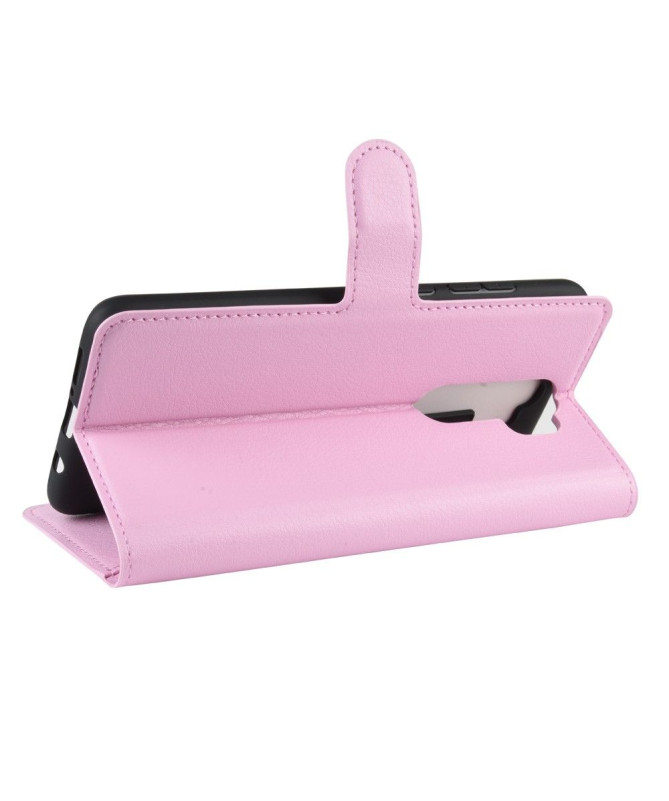 Housse Xiaomi Redmi Note 8 Pro portefeuille style cuir - Noir