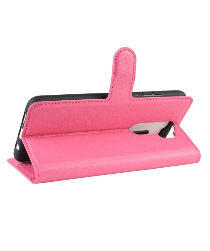 Housse Xiaomi Redmi Note 8 Pro portefeuille style cuir - Noir