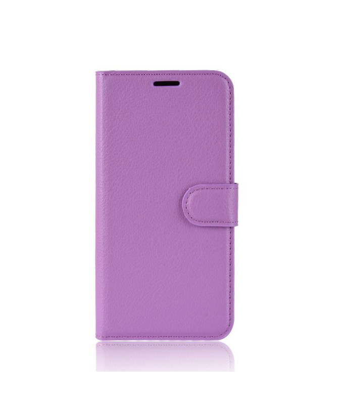 Housse Xiaomi Redmi Note 8 Pro portefeuille style cuir - Noir