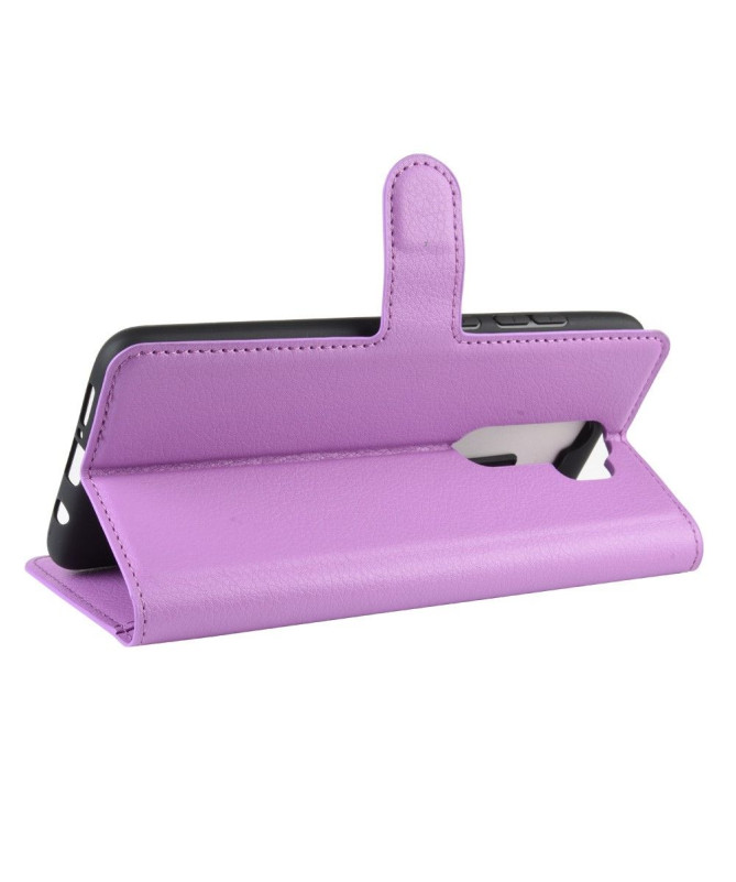 Housse Xiaomi Redmi Note 8 Pro portefeuille style cuir - Noir