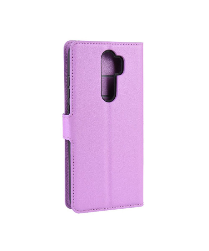 Housse Xiaomi Redmi Note 8 Pro portefeuille style cuir - Noir