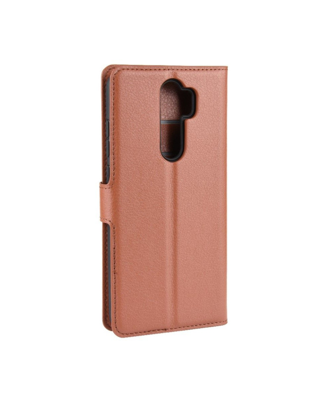 Housse Xiaomi Redmi Note 8 Pro portefeuille style cuir - Noir