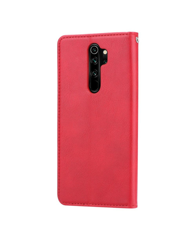 Housse Xiaomi Redmi Note 8 Pro effet cuir stand case