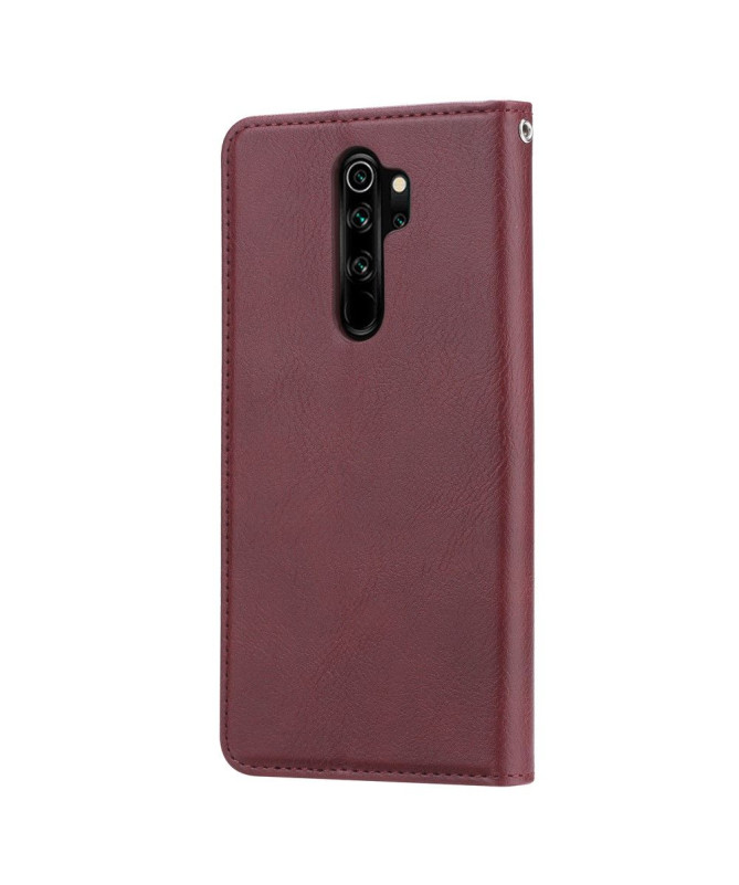 Housse Xiaomi Redmi Note 8 Pro effet cuir stand case