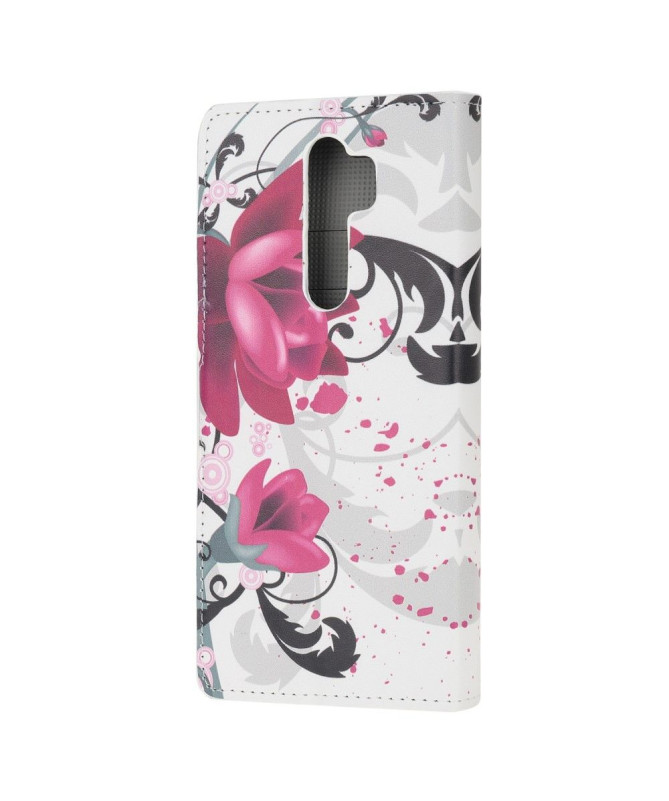 Housse Xiaomi Redmi Note 8 Pro Fleurs de lotus