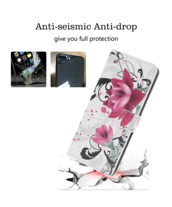 Housse Xiaomi Redmi Note 8 Pro Fleurs de lotus