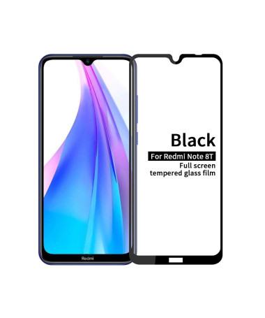 Protection d’écran Xiaomi Redmi Note 8T en verre trempé full size