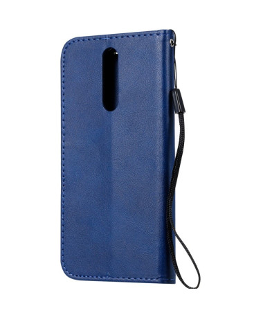 Housse Xiaomi Redmi 8 Sylvette simili cuir avec lanière