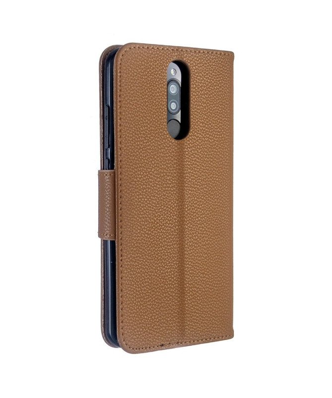 Étui Xiaomi Redmi 8 folio effet cuir grainé