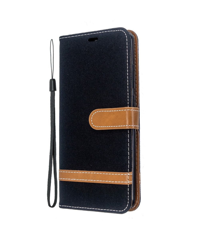 Housse Xiaomi Redmi 8 revêtement tissu porte cartes