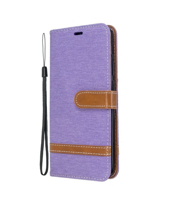 Housse Xiaomi Redmi 8 revêtement tissu porte cartes