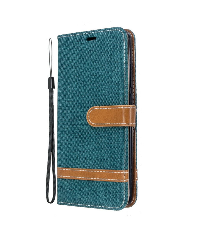 Housse Xiaomi Redmi 8 revêtement tissu porte cartes