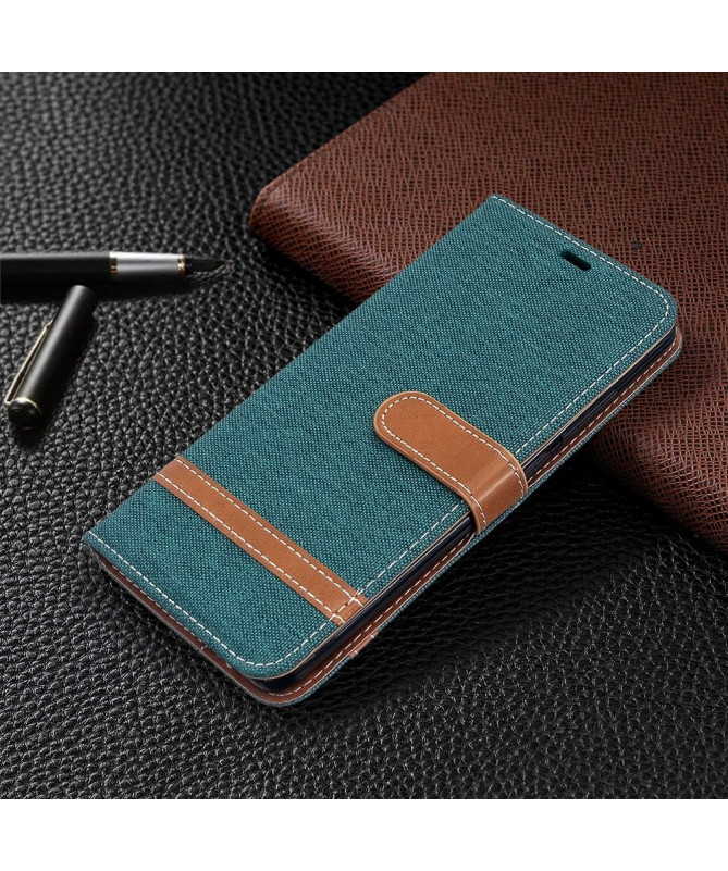 Housse Xiaomi Redmi 8 revêtement tissu porte cartes