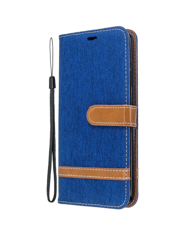 Housse Xiaomi Redmi 8 revêtement tissu porte cartes