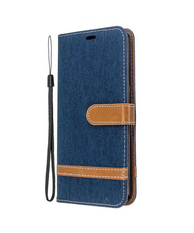 Housse Xiaomi Redmi 8 revêtement tissu porte cartes