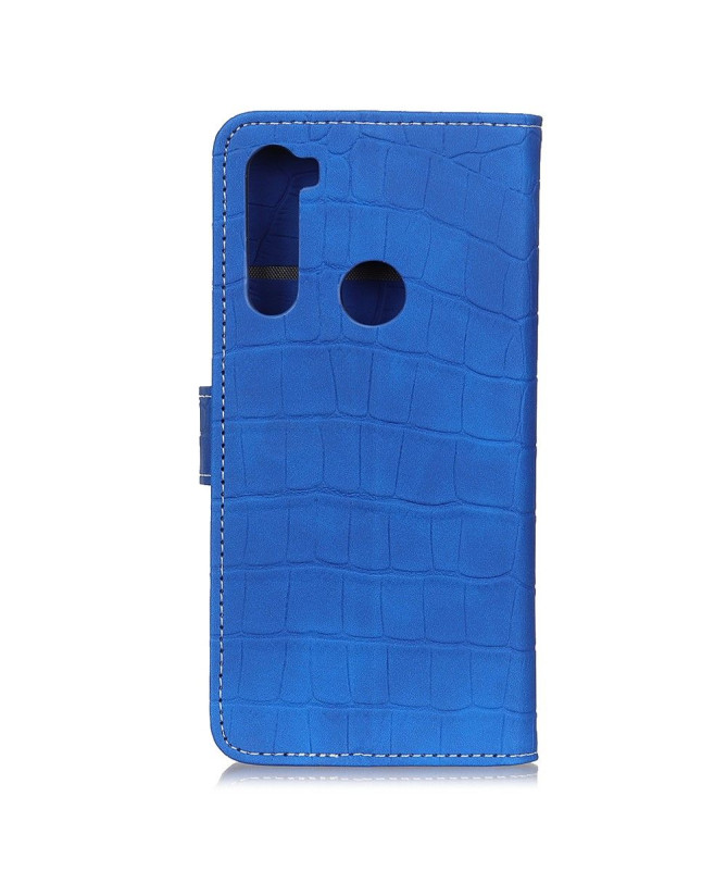 Housse Xiaomi Redmi Note 8T effet croco coutures