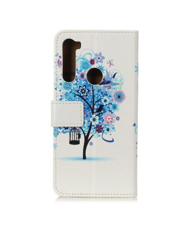 Housse Xiaomi Redmi Note 8T Arbre bleu