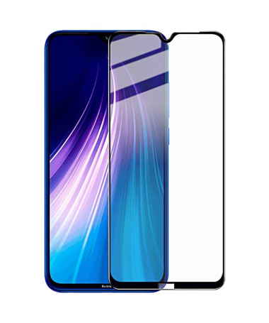 Protection d’écran Xiaomi Redmi Note 8 2021 / 2019 en verre trempé full size