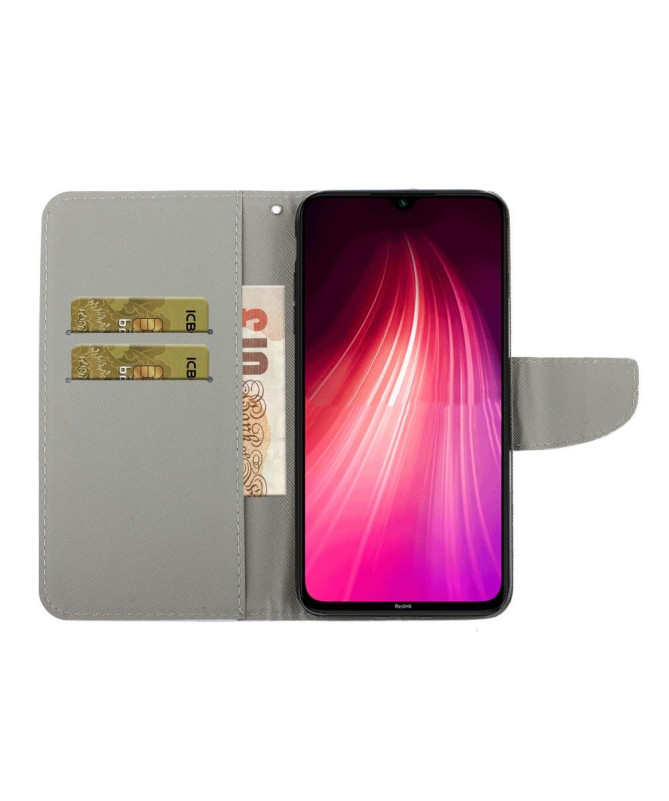 Housse Xiaomi Redmi Note 8 Pro Renard à lunettes