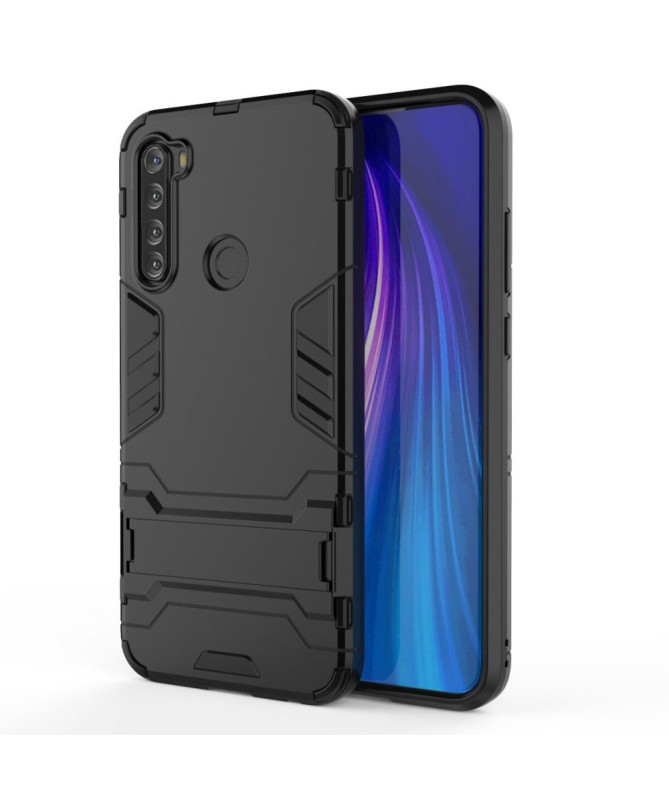 Coque Xiaomi Redmi Note 8T cool guard antichoc avec support intégré