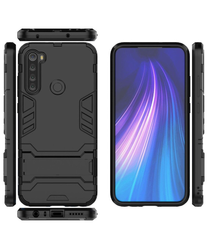 Coque Xiaomi Redmi Note 8T cool guard antichoc avec support intégré