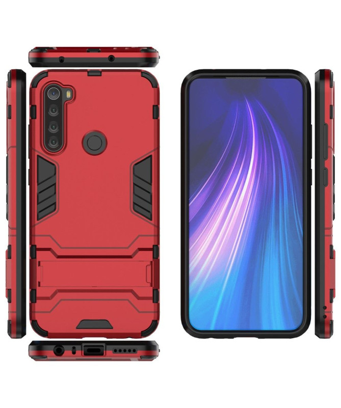 Coque Xiaomi Redmi Note 8T cool guard antichoc avec support intégré