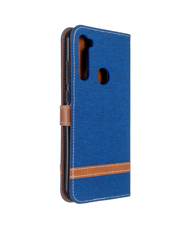Étui folio revêtement tissu pour Xiaomi Redmi Note 8T