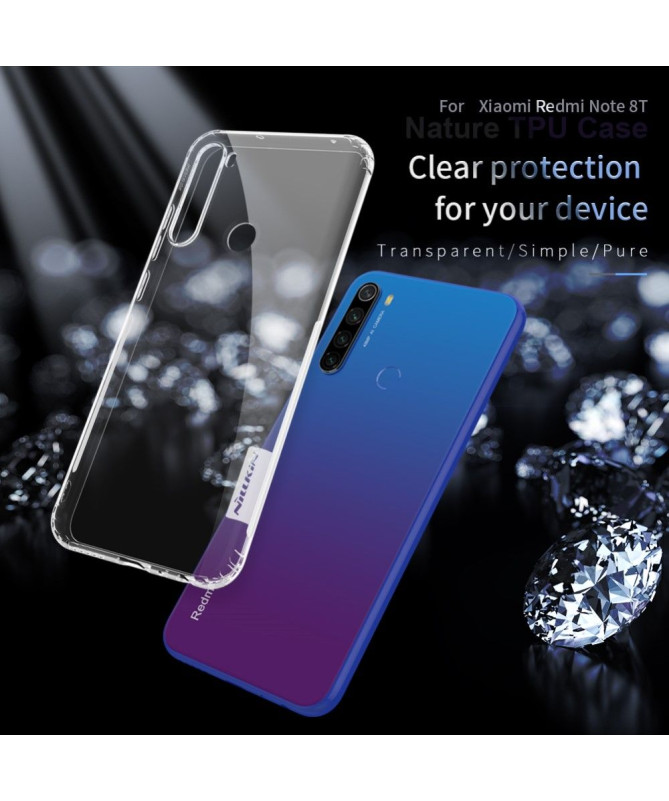 Coque Xiaomi Redmi Note 8T Nature Transparente en Gel