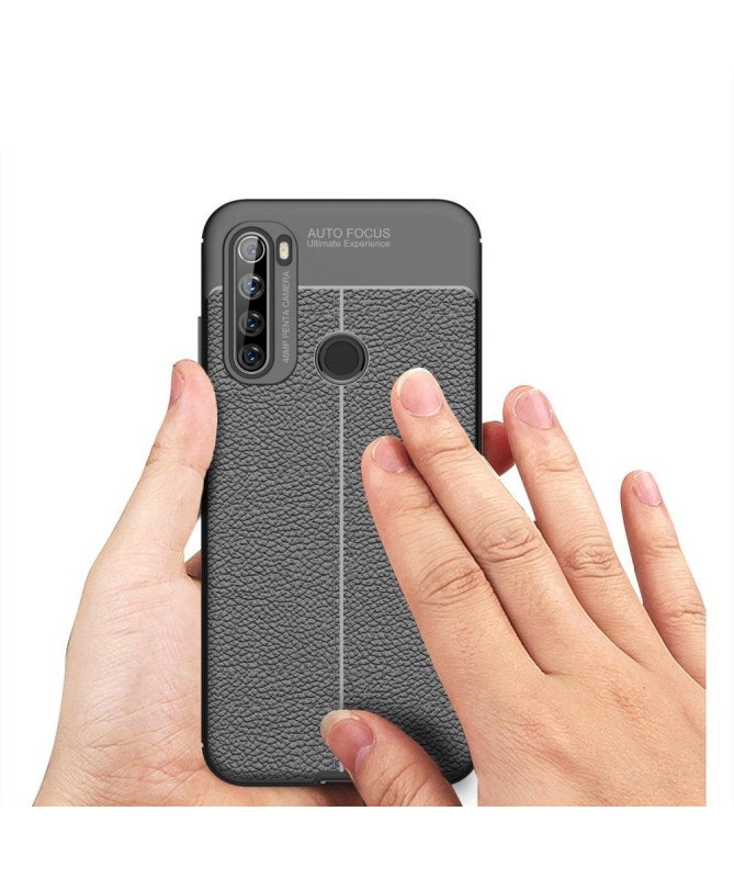 Coque Xiaomi Redmi Note 8T style cuir en gel