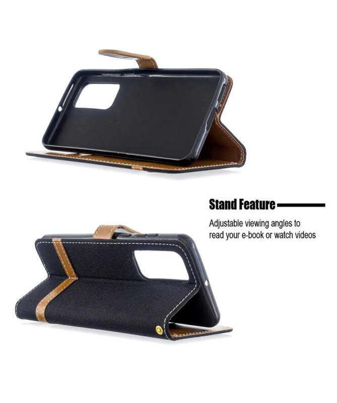 Housse Xiaomi Redmi A1 Tissu avec lanière