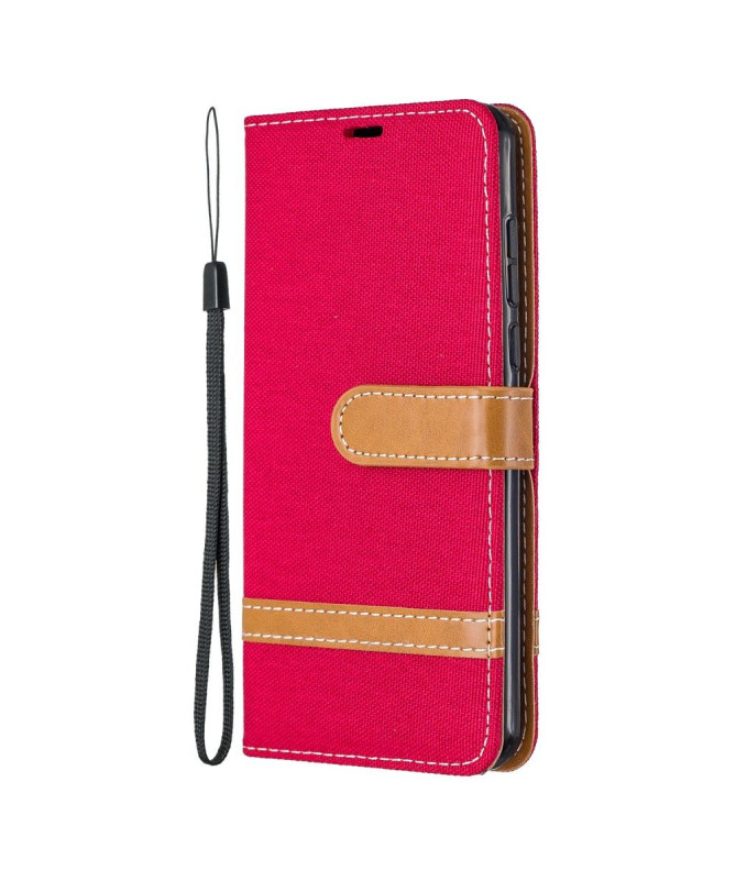 Housse Xiaomi Redmi A1 Tissu avec lanière