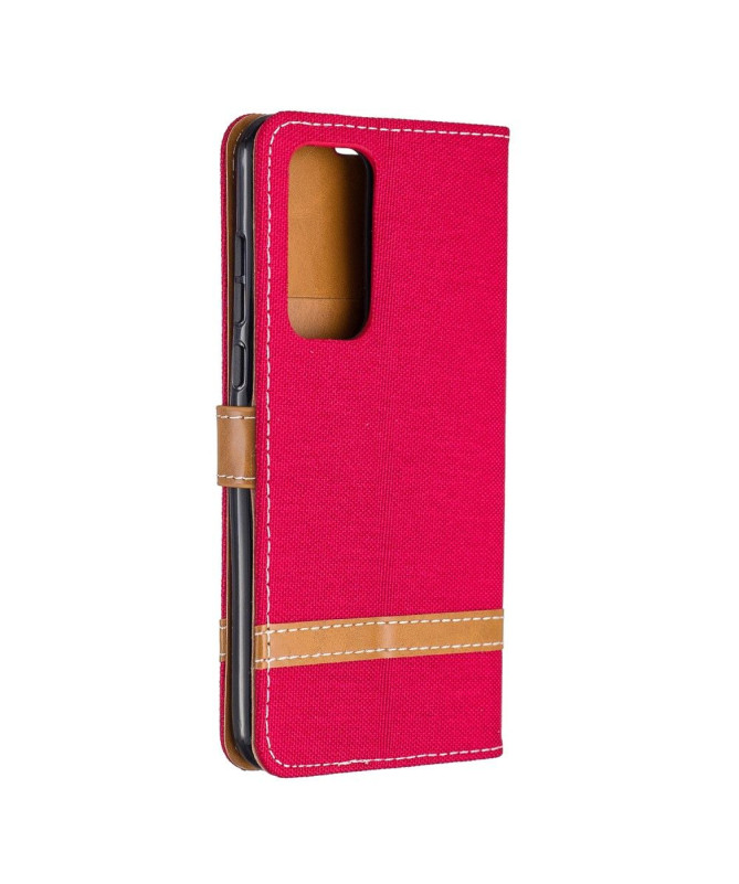 Housse Xiaomi Redmi A1 Tissu avec lanière