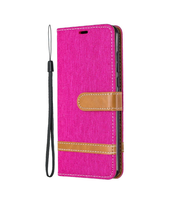 Housse Xiaomi Redmi A1 Tissu avec lanière