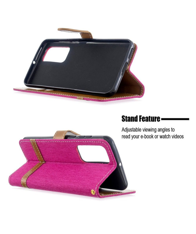 Housse Xiaomi Redmi A1 Tissu avec lanière