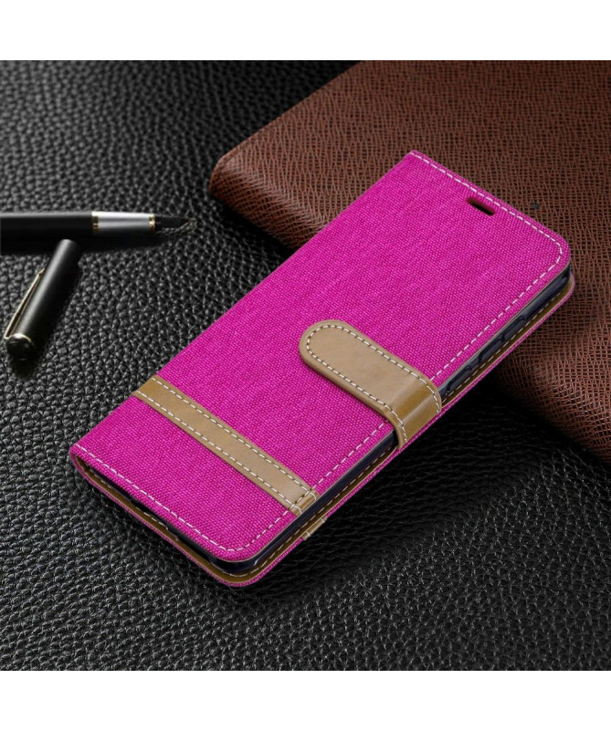 Housse Xiaomi Redmi A1 Tissu avec lanière