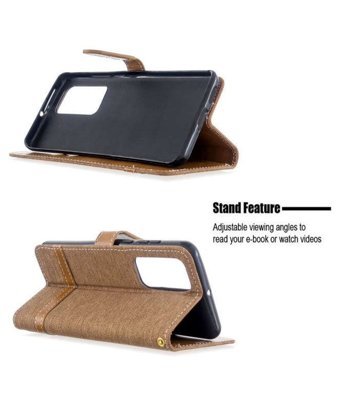 Housse Xiaomi Redmi A1 Tissu avec lanière