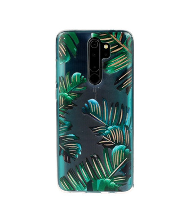 Coque Xiaomi Redmi Note 8 Pro feuilles vertes