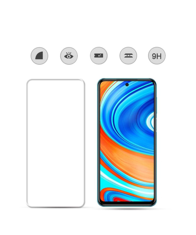 Films en verre trempé pour Xiaomi Redmi Note 9S - Pack de 2