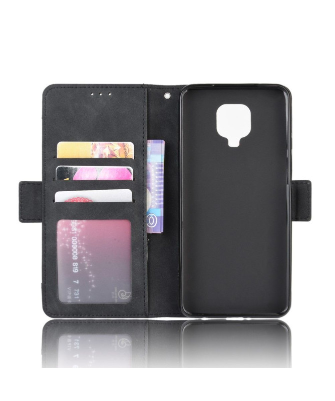 Housse Xiaomi Redmi Note 9S effet cuir avec porte cartes